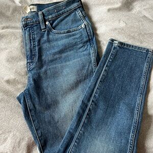 Madewell 10” skinny high rise jeans 28P